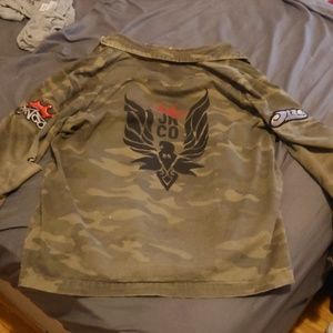 Jnco bomber jacket read description.  Unisex